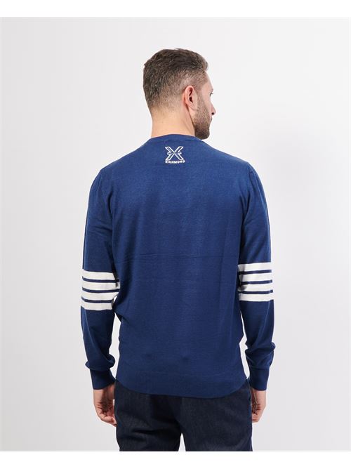 Pull col rond Richmond avec logo RICHMOND X | UMA24101MADRESS BLUE